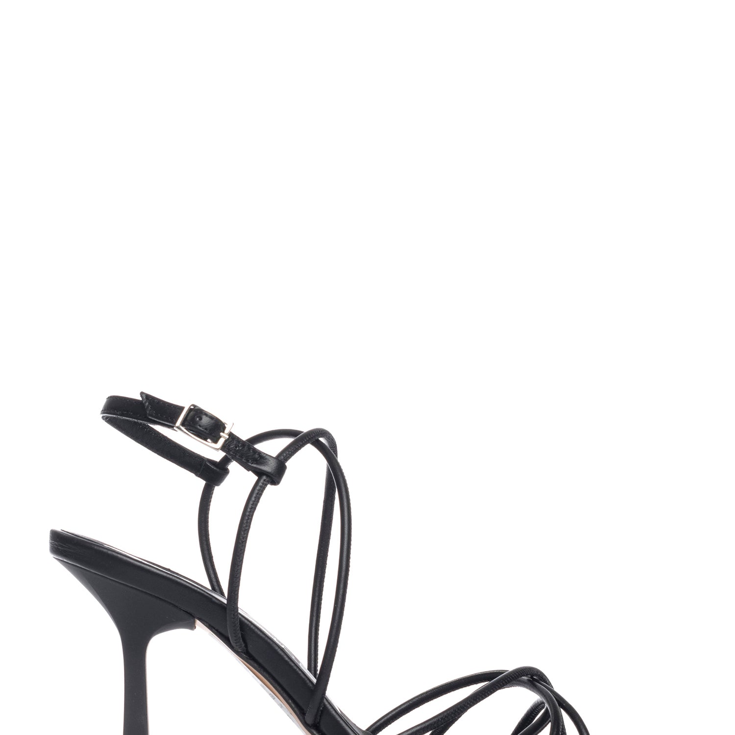 Neva Sandali in nappa nero con incrocio