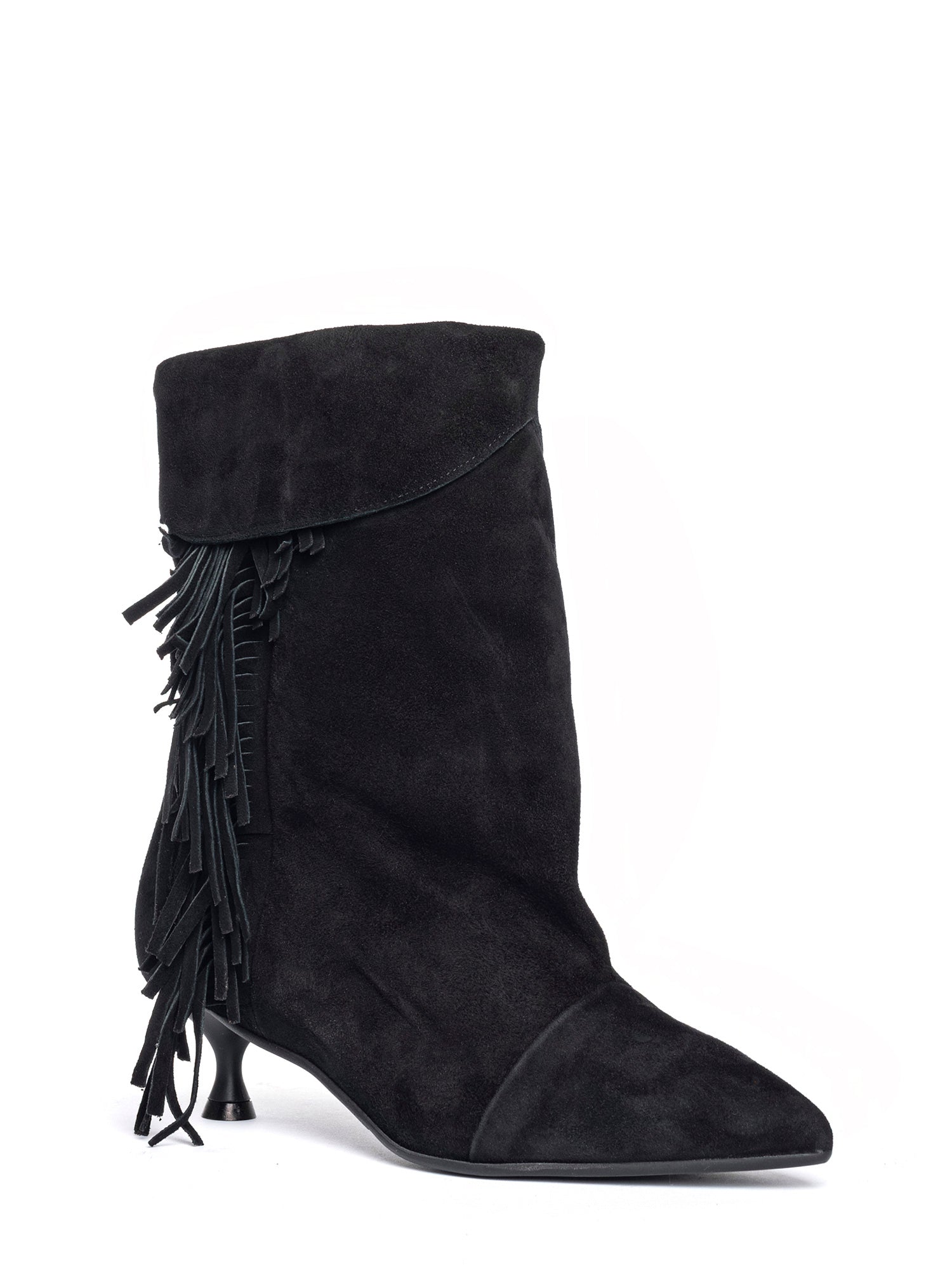 New Ariana Tronchetti in camoscio nero