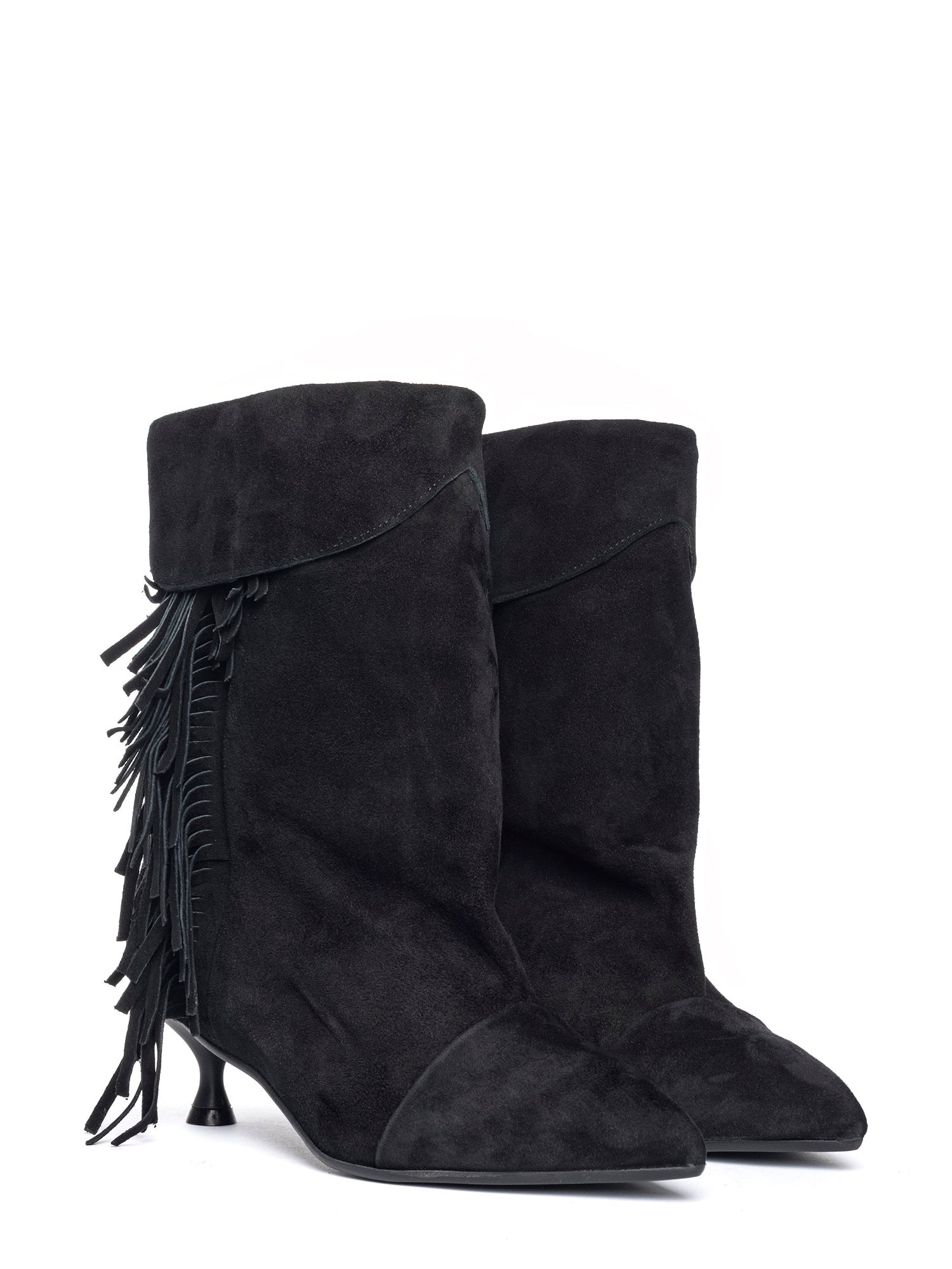 New Ariana Tronchetti in camoscio nero