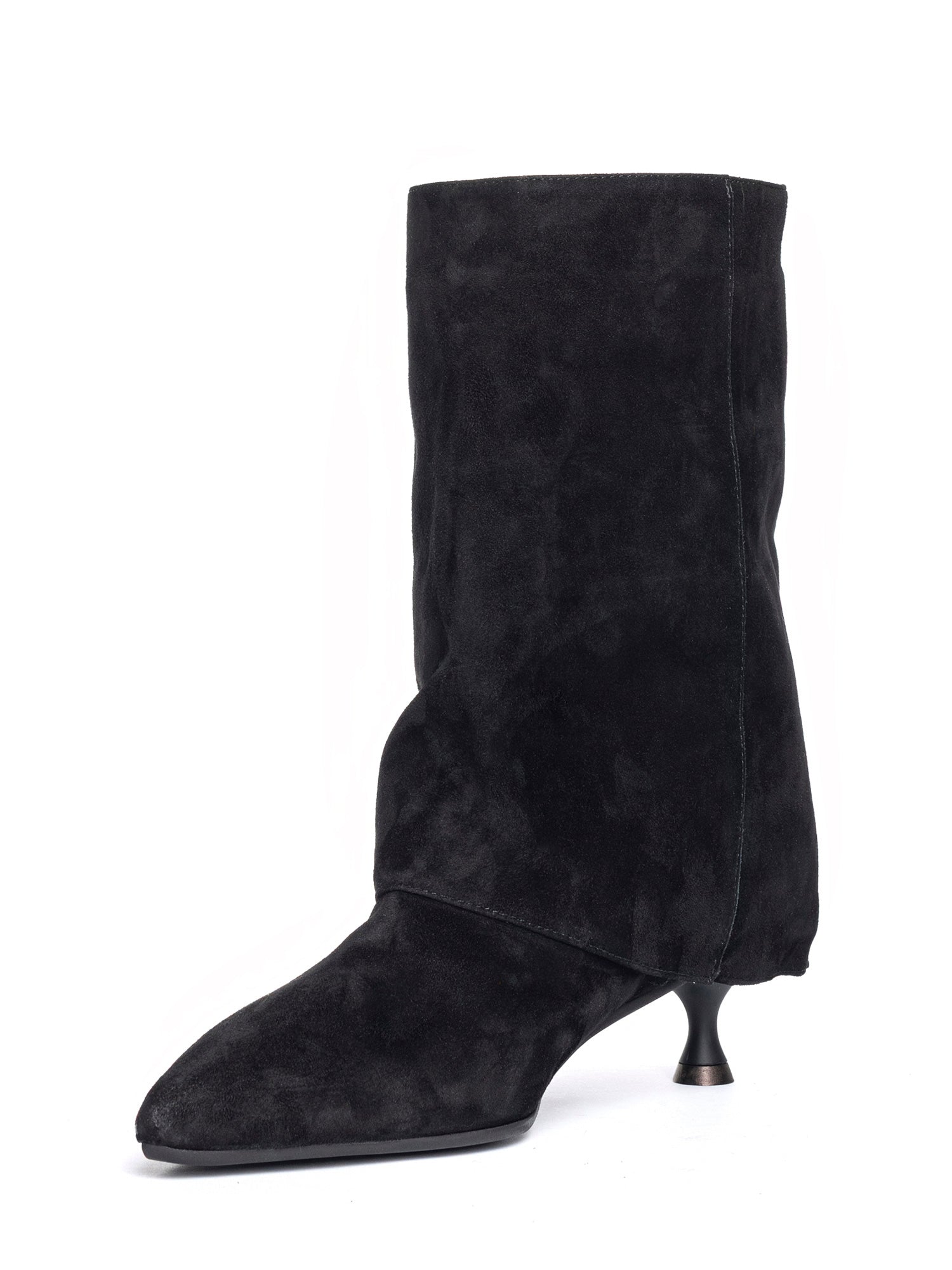 New Catalina Tronchetti in camoscio nero