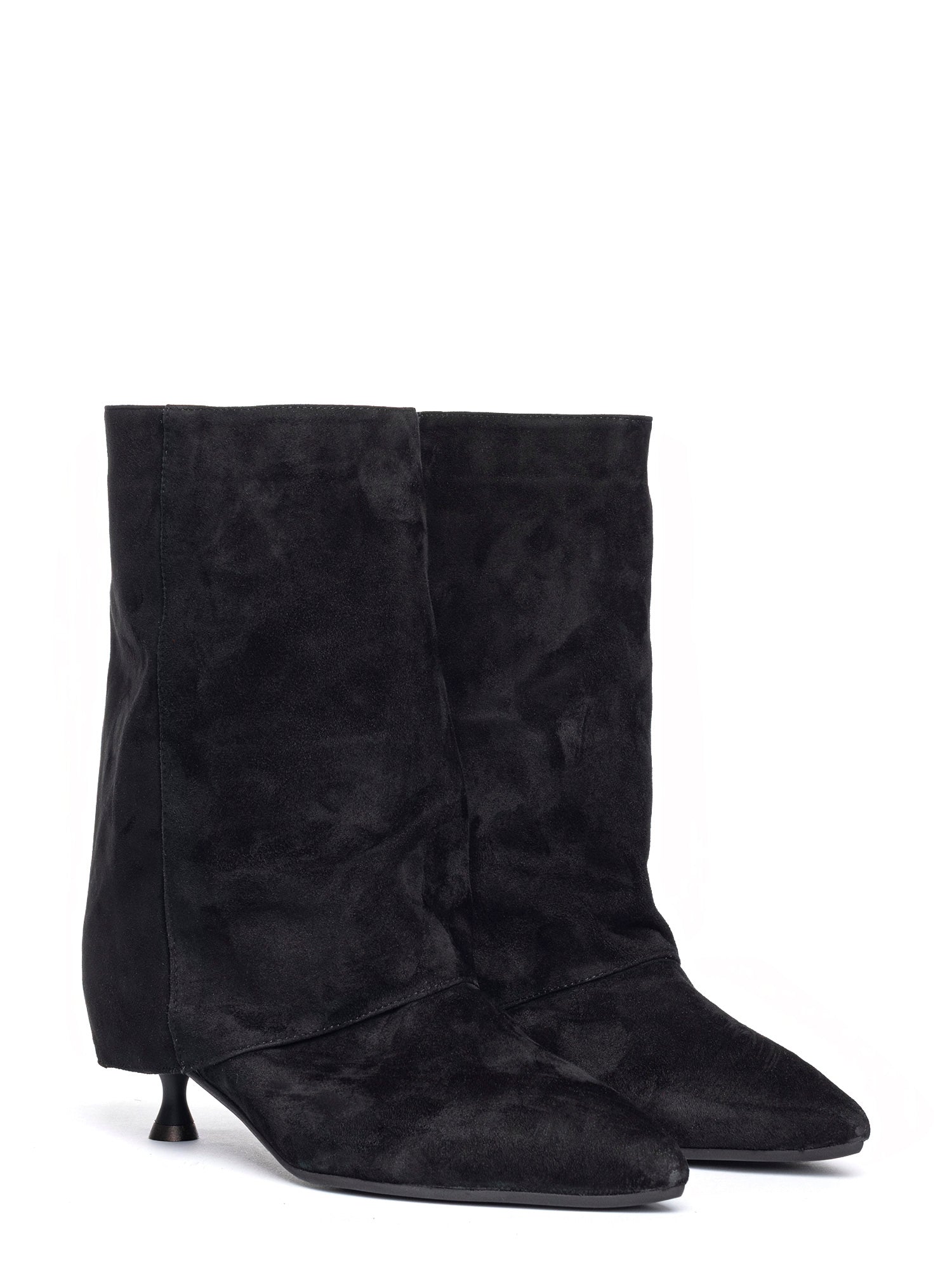 New Catalina Tronchetti in camoscio nero