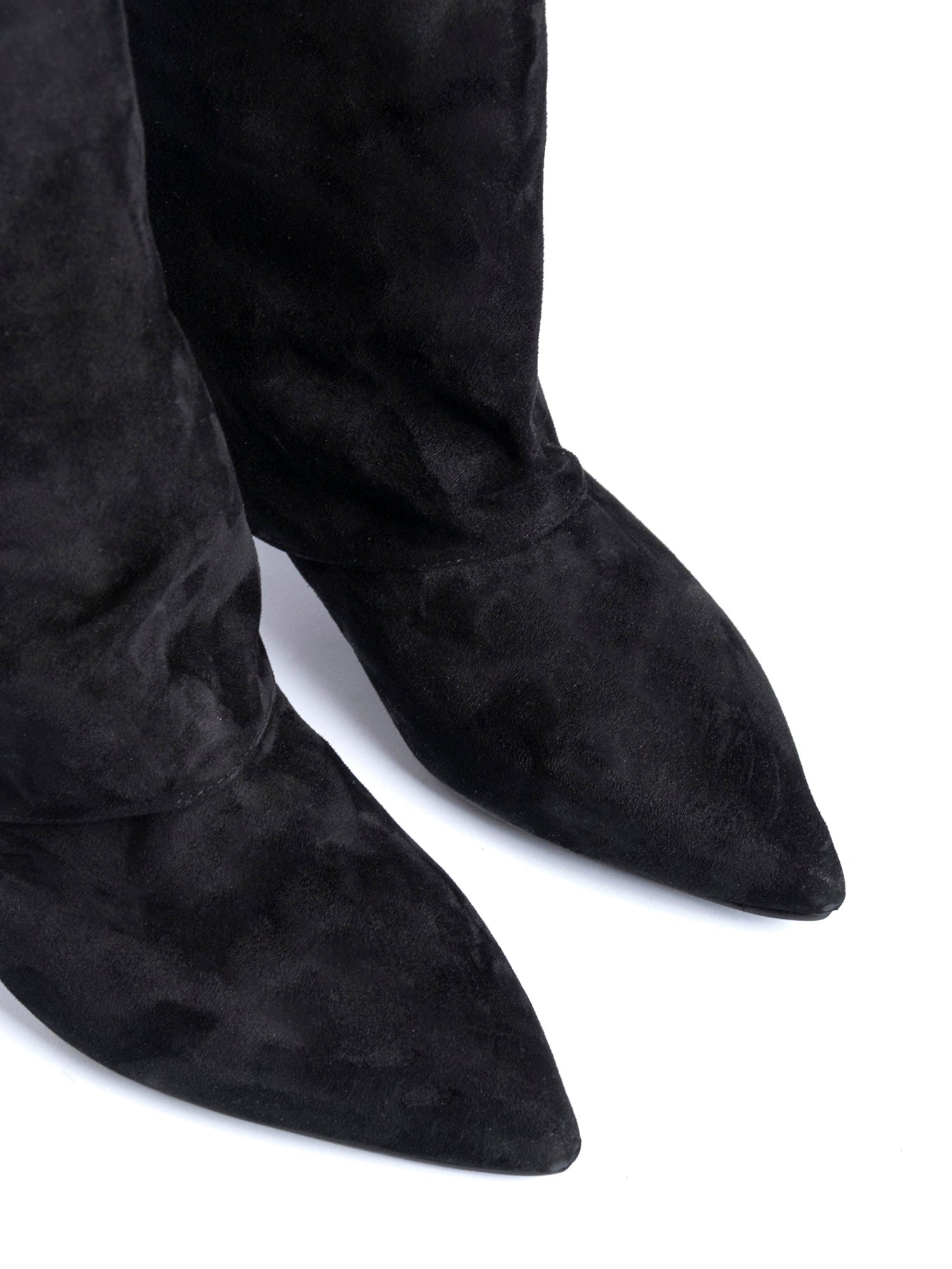 New Catalina Tronchetti in camoscio nero