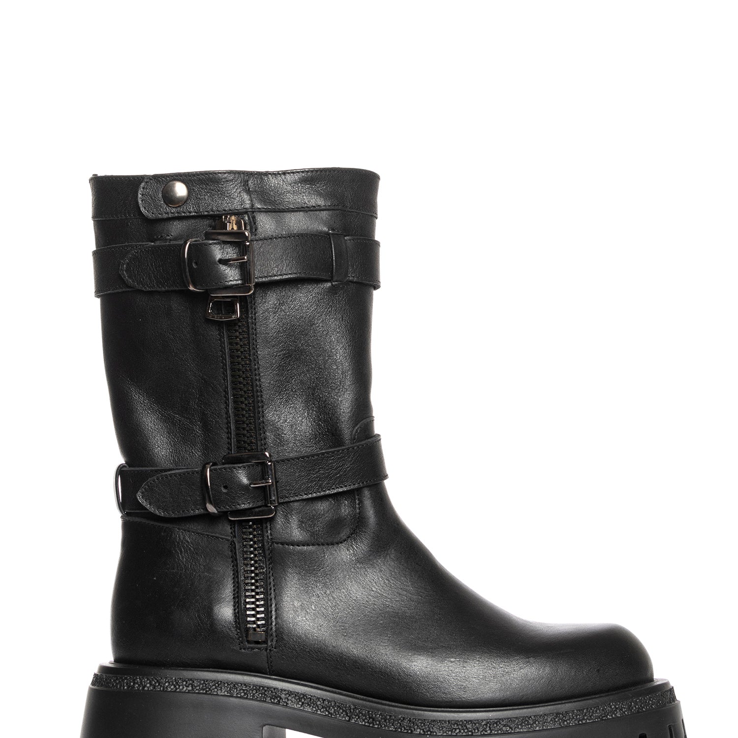 Norvegia Biker in montone nero