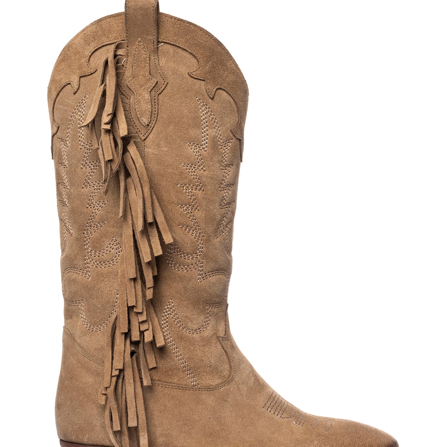 Oklahoma Stivali texani in camoscio liquorice