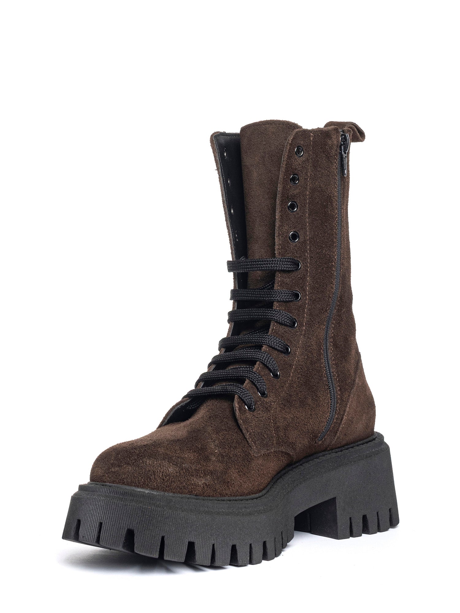 Onyx Biker in camoscio testa di moro