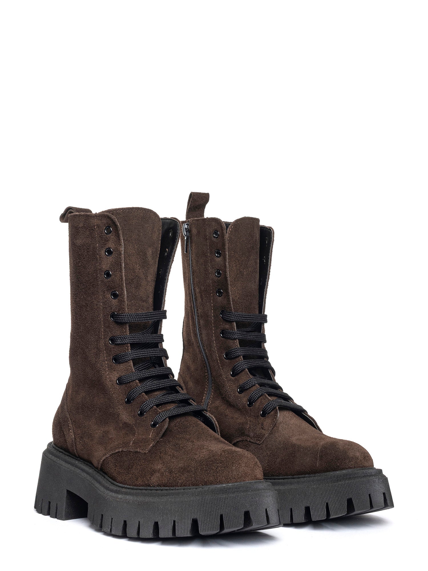Onyx Biker in camoscio testa di moro
