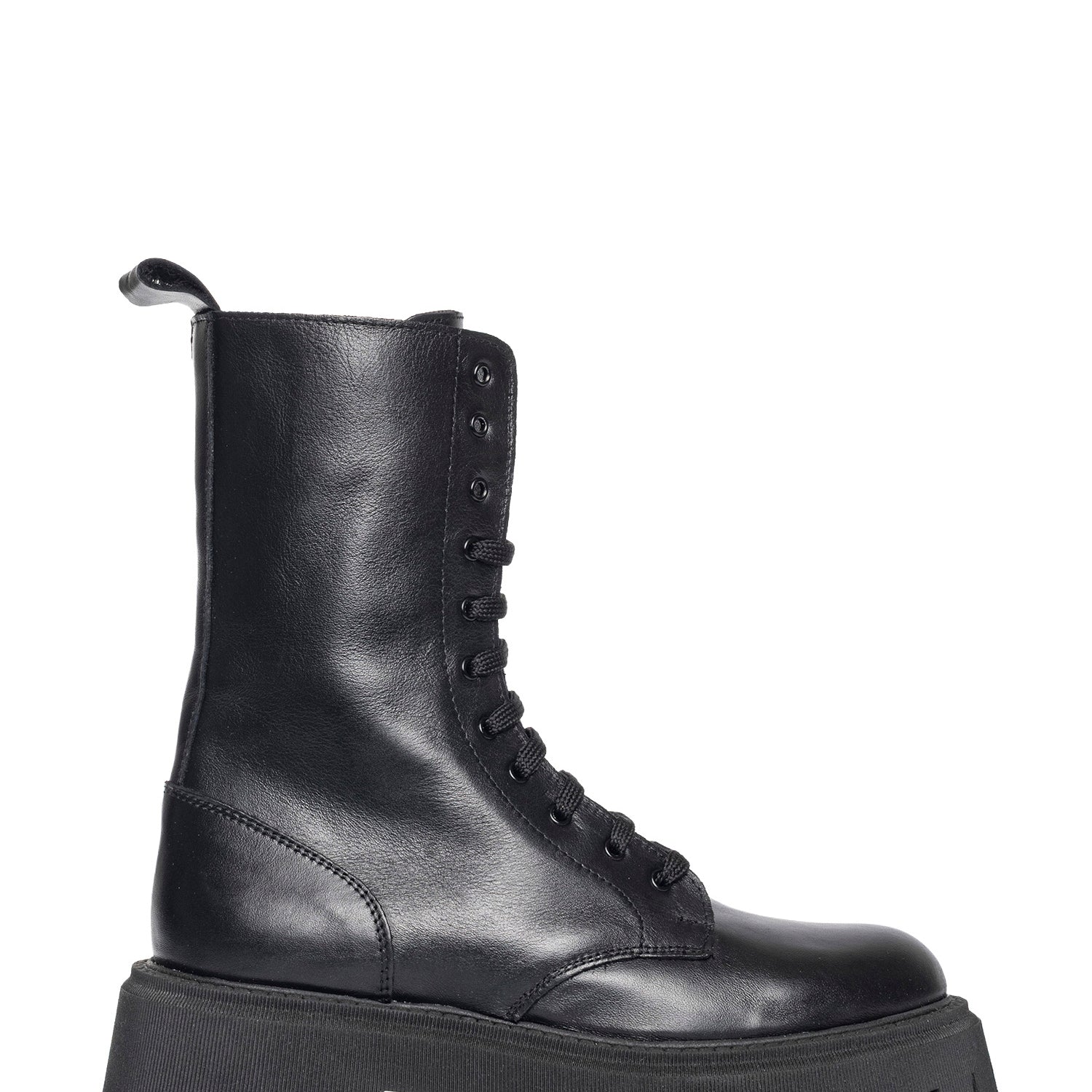 Onyx Biker in vitello nero
