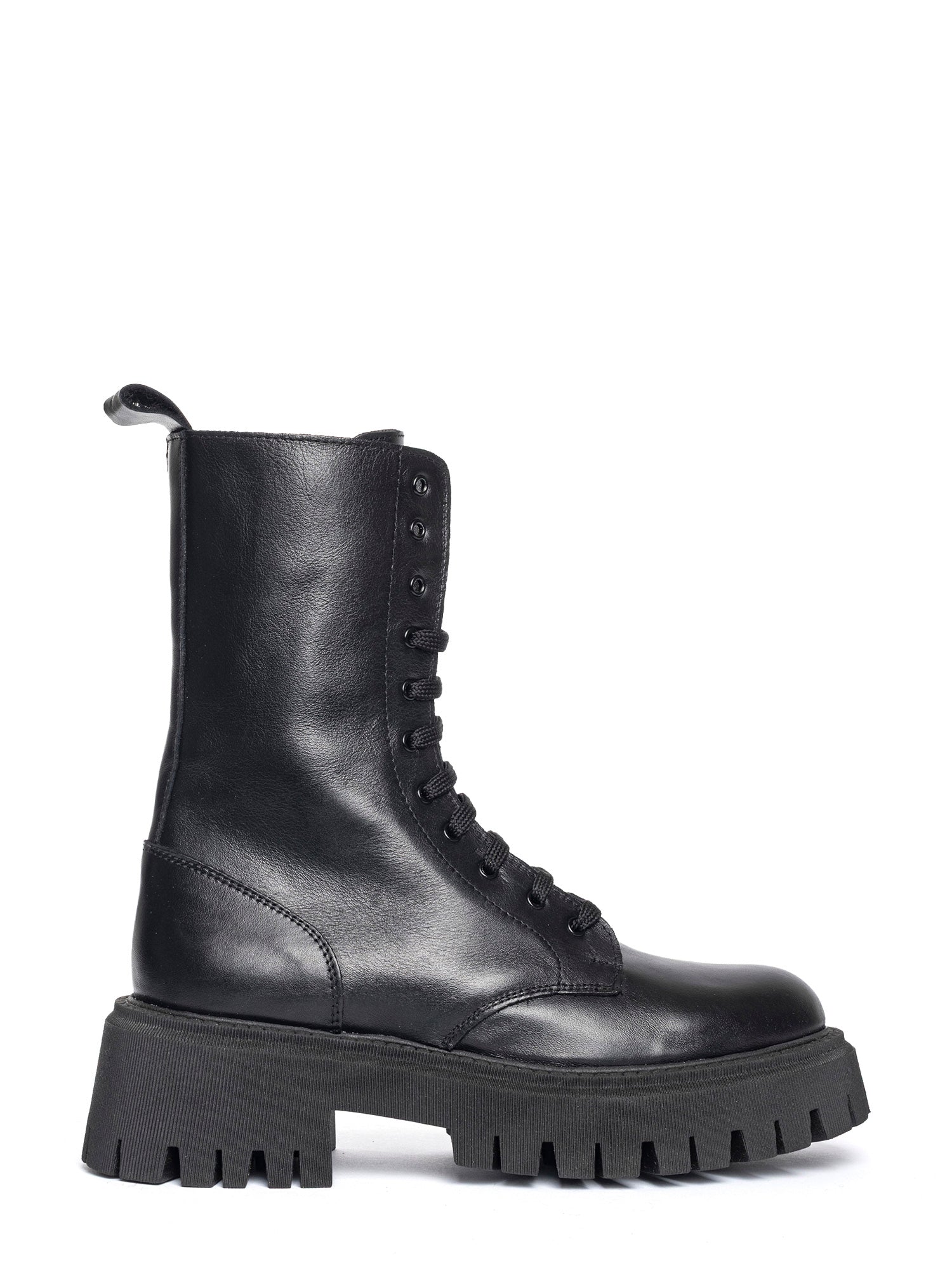 Onyx Biker in vitello nero