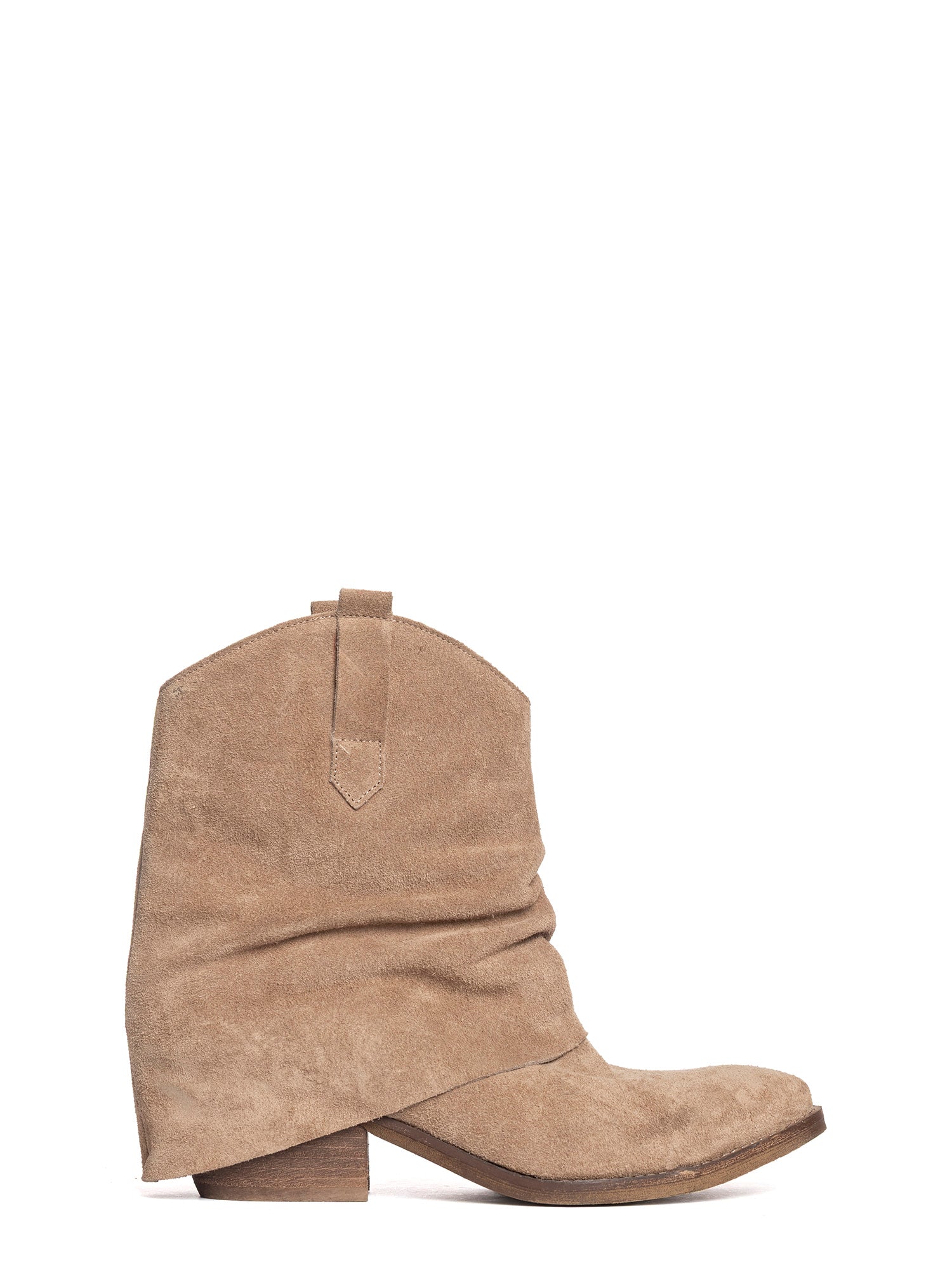 Panama Tronchetti texani in camoscio taupe