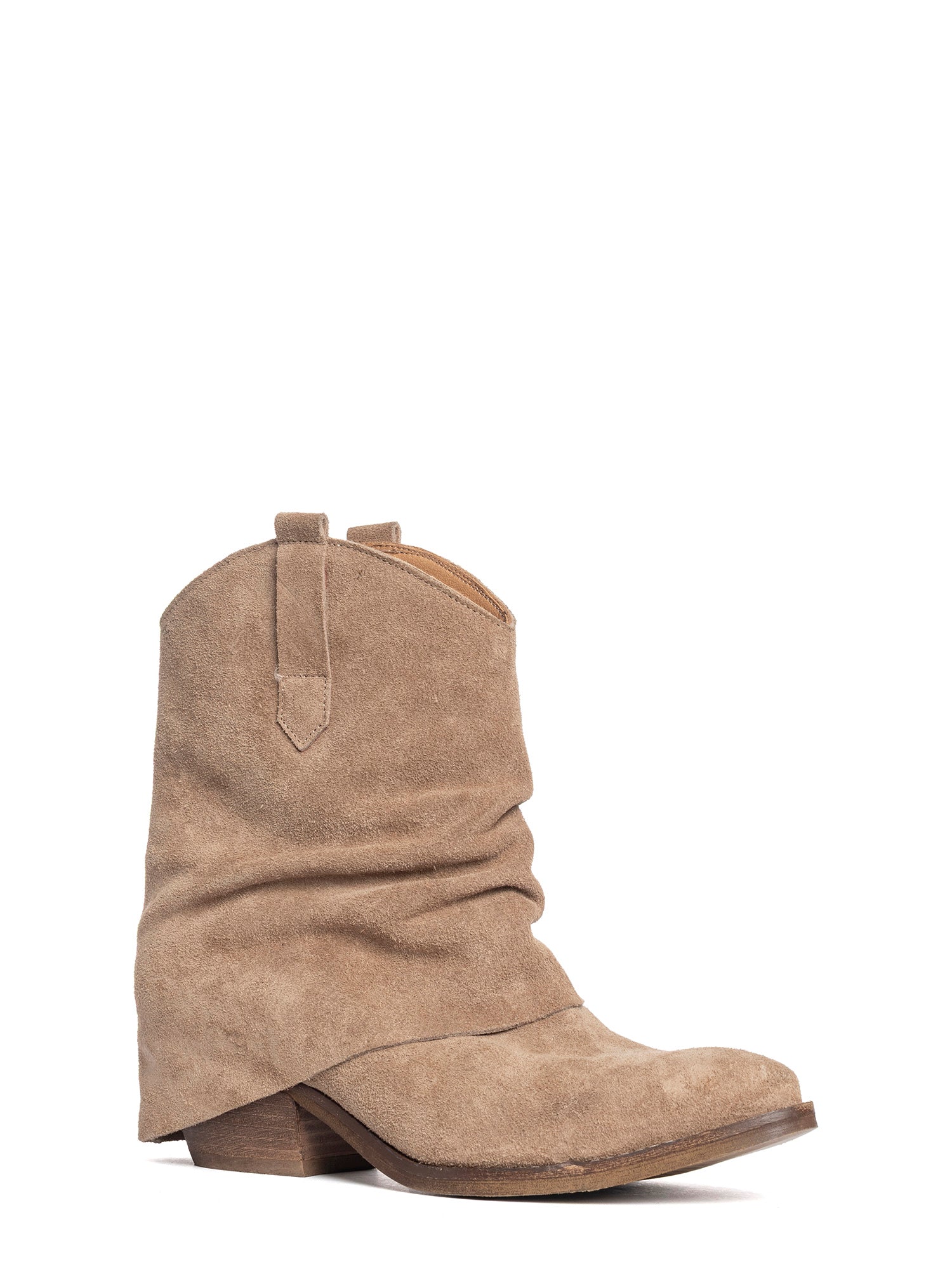 Panama Tronchetti texani in camoscio taupe