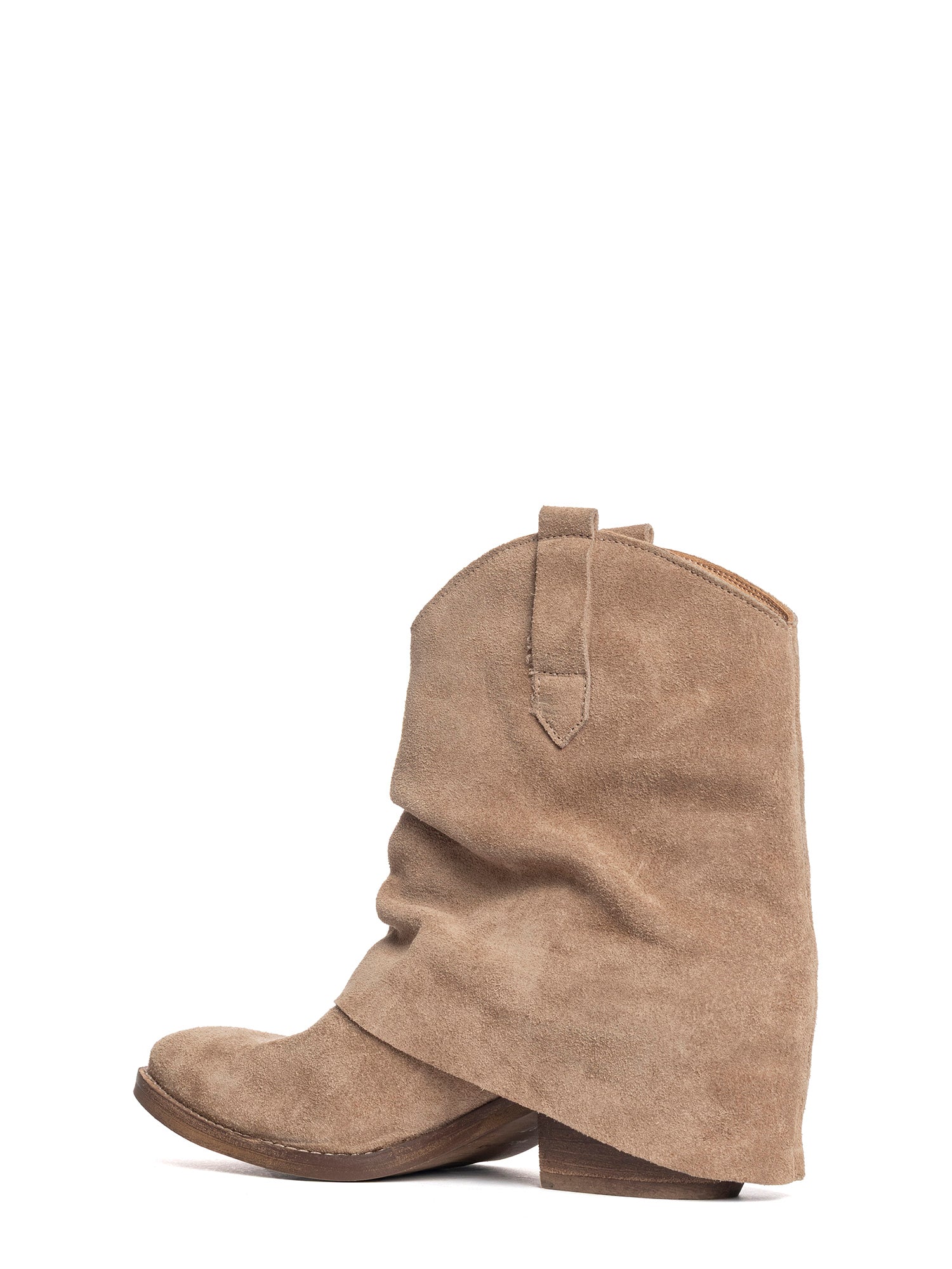 Panama Tronchetti texani in camoscio taupe
