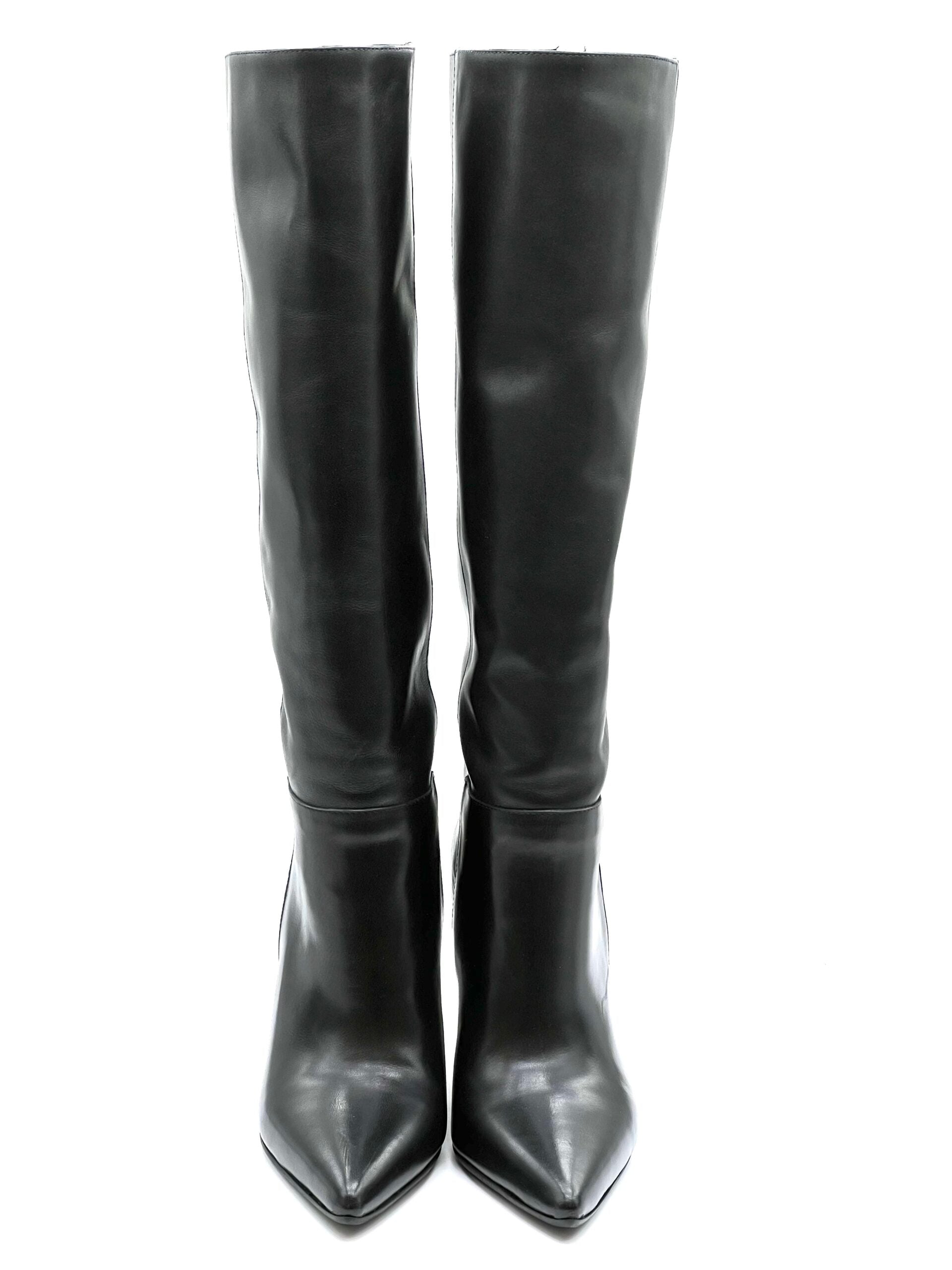 Stivali Pink in vitello nero