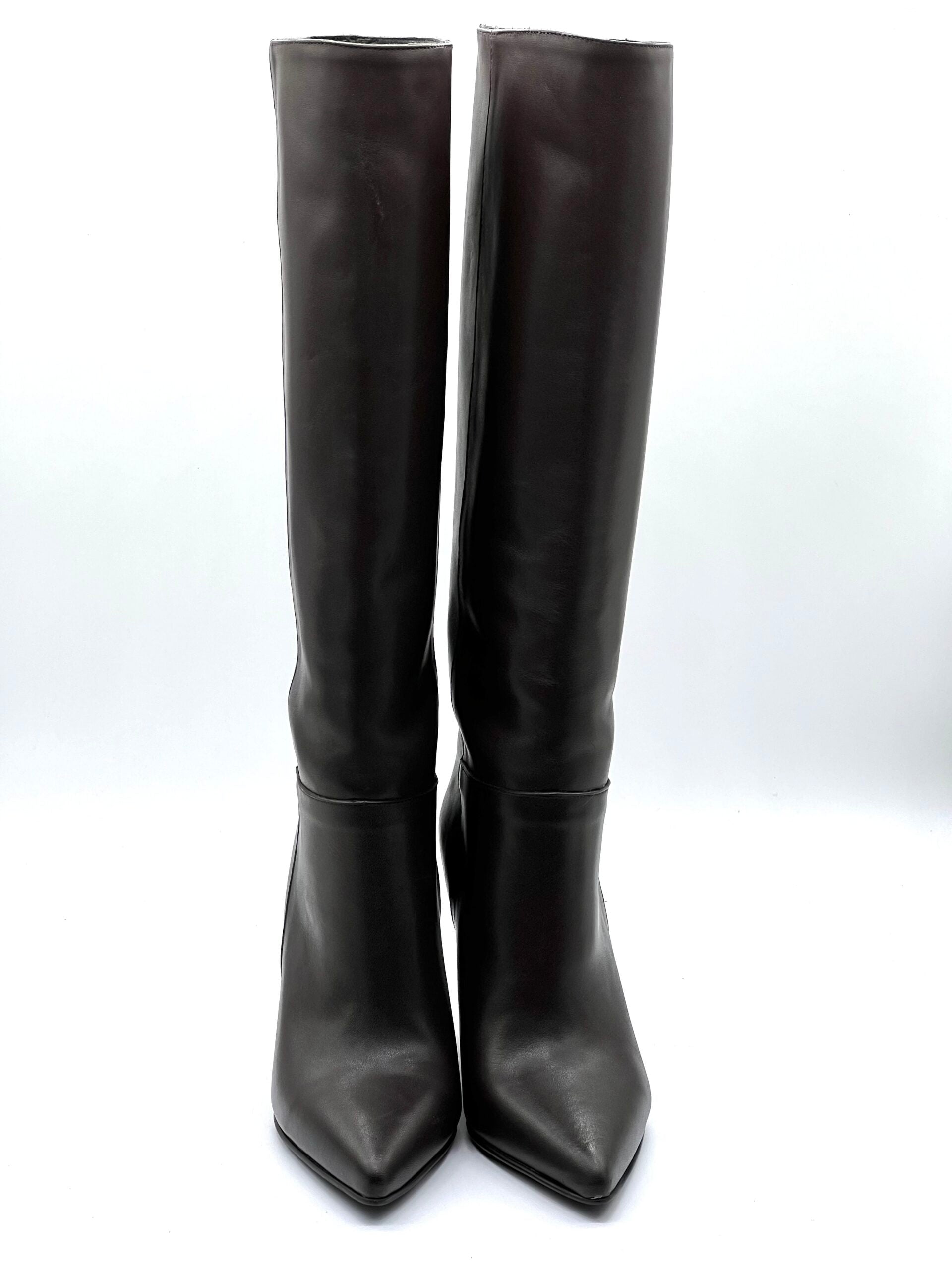 Stivali Pink in vitello bordeaux