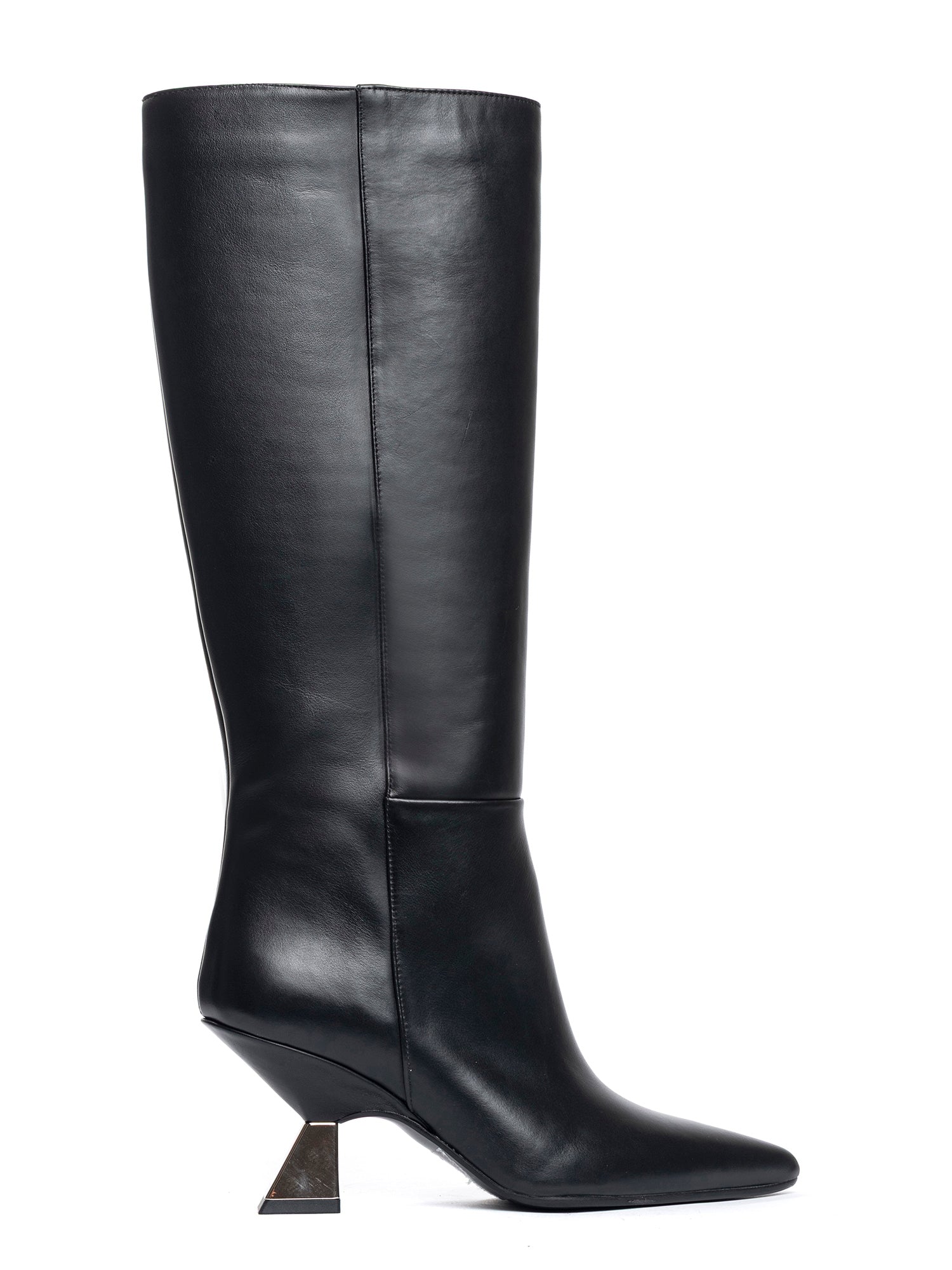Rachele Black Calfskin Boots