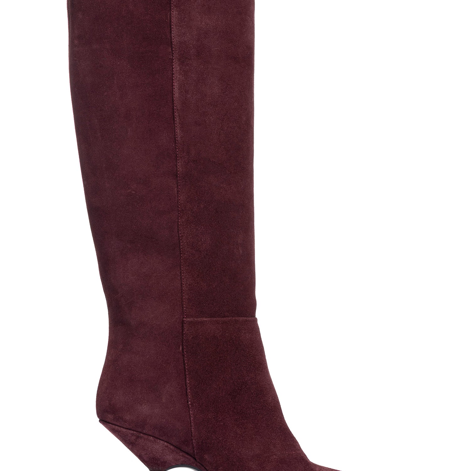 Rachele Wine Suede Boots