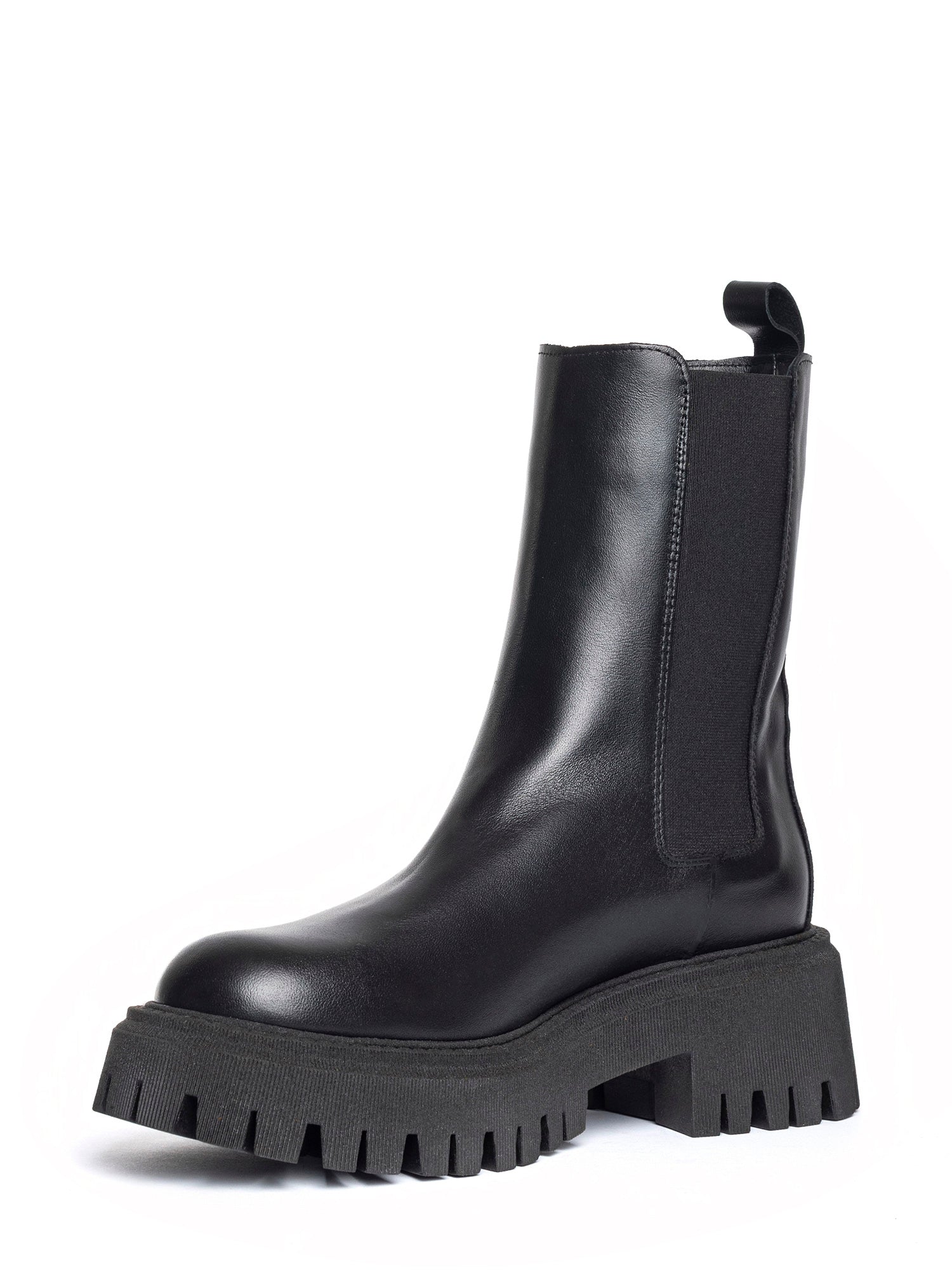 Rebel Biker in vitello nero