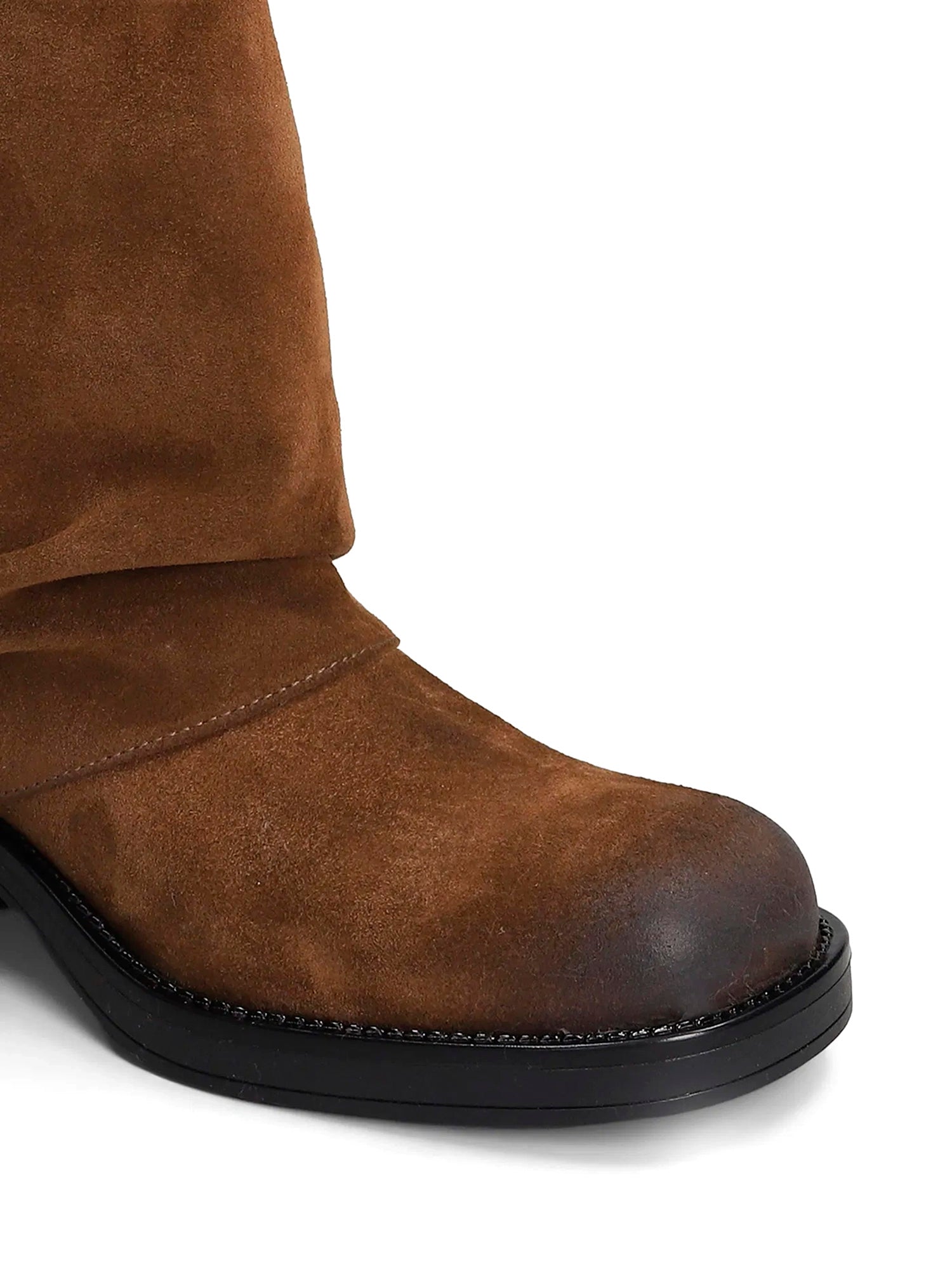 Royal Biker in camoscio marrone