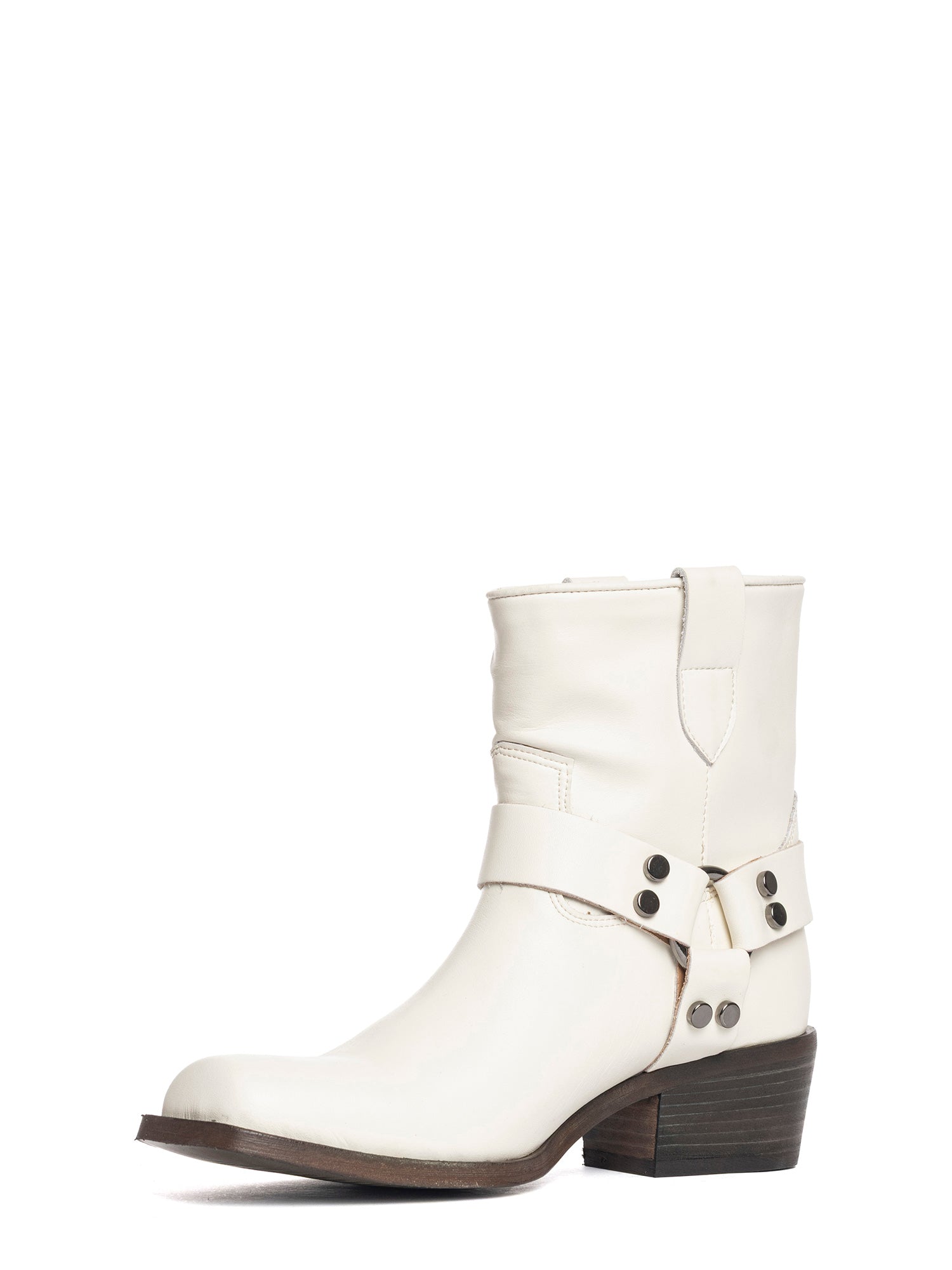 Sal Tronchetto biker vitello off-white