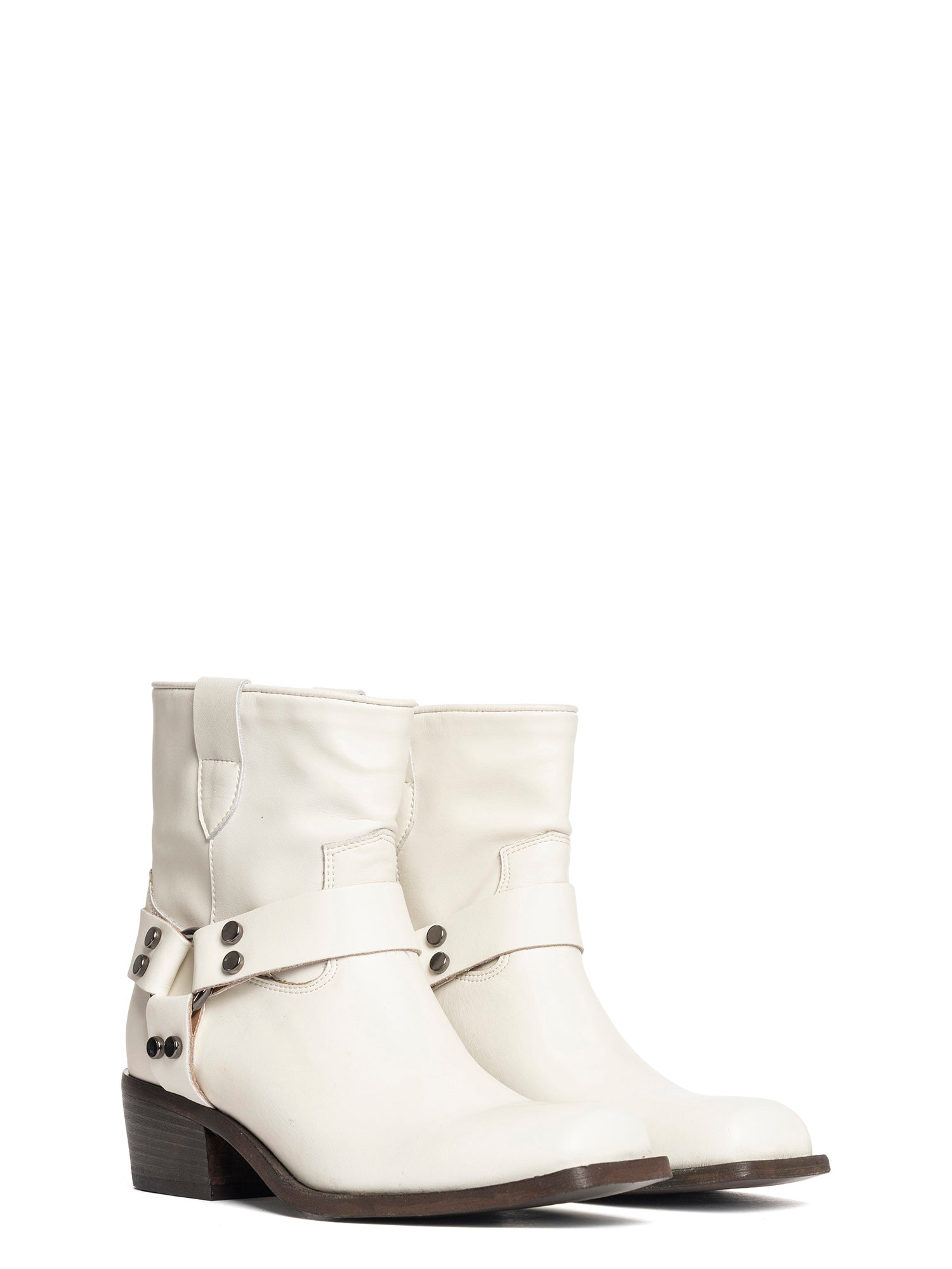 Sal Tronchetto biker vitello off-white
