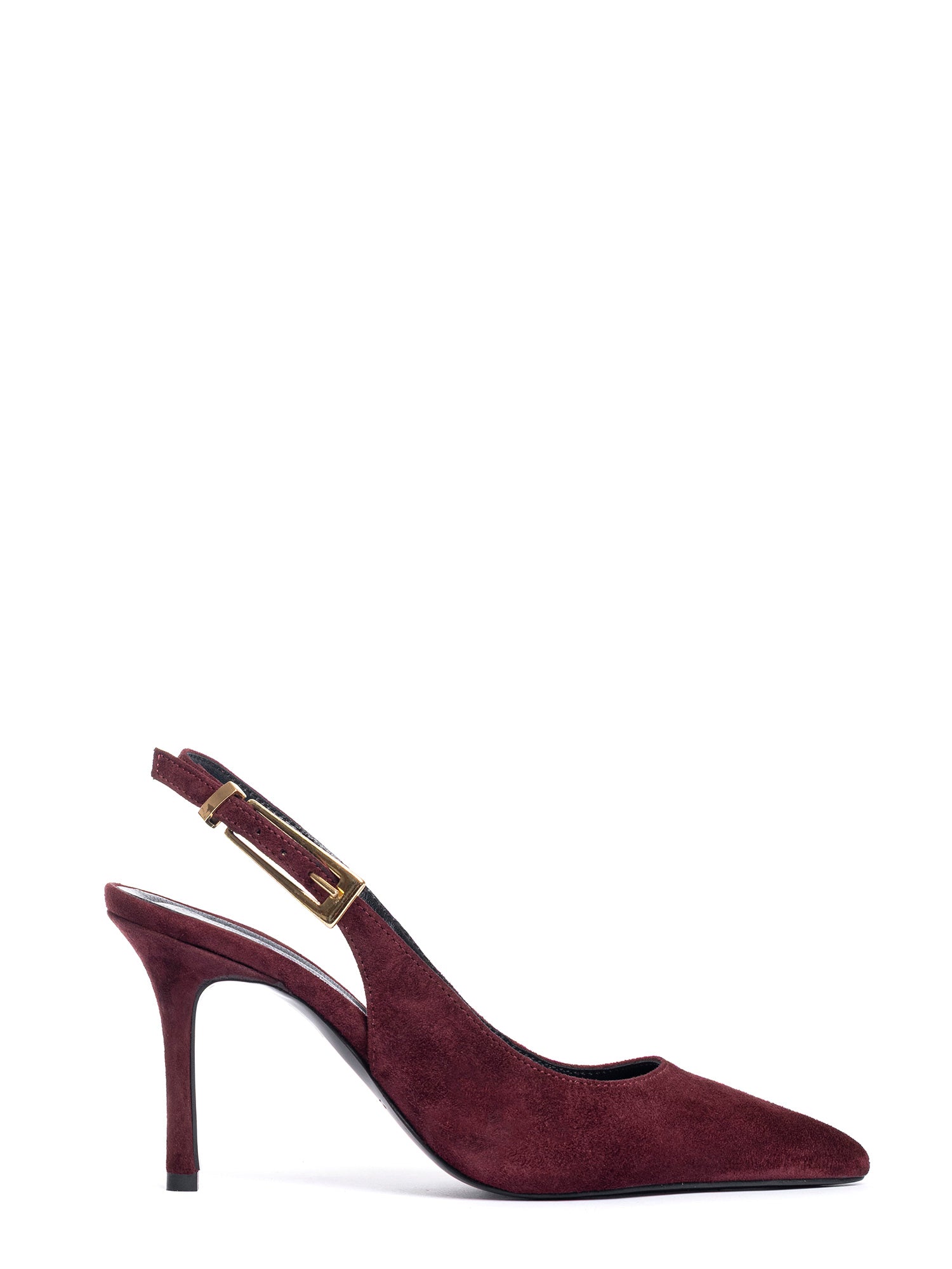 Sami Chanel in camoscio bordeaux