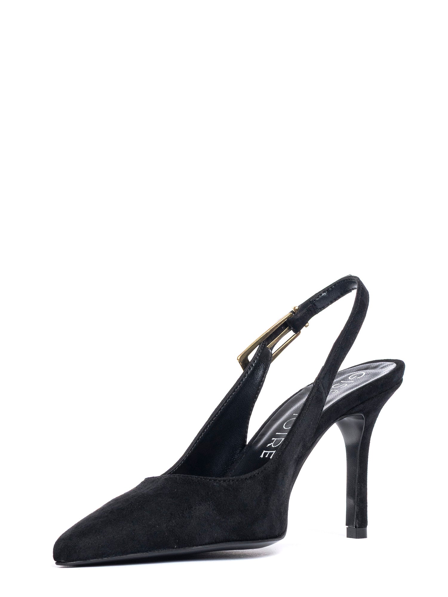 Sami Chanel in camoscio nero