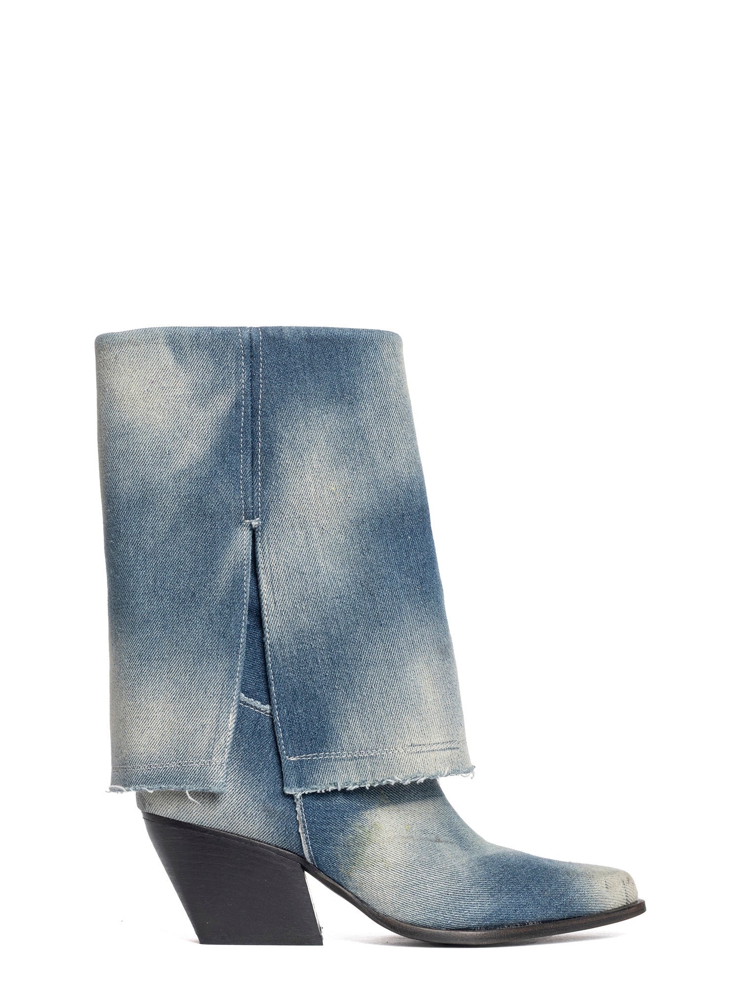 Santa Fe Stivali texani in jeans lavato
