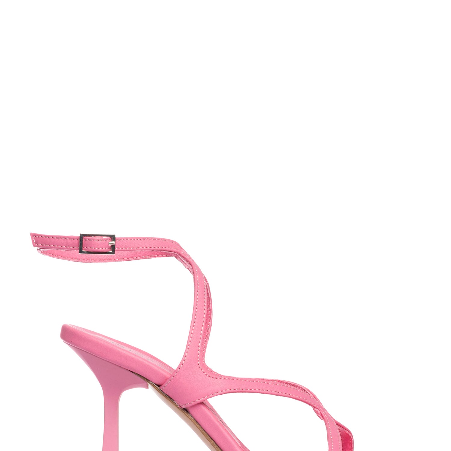 Sharlen Sandali intrecciati in nappa rosa barbie