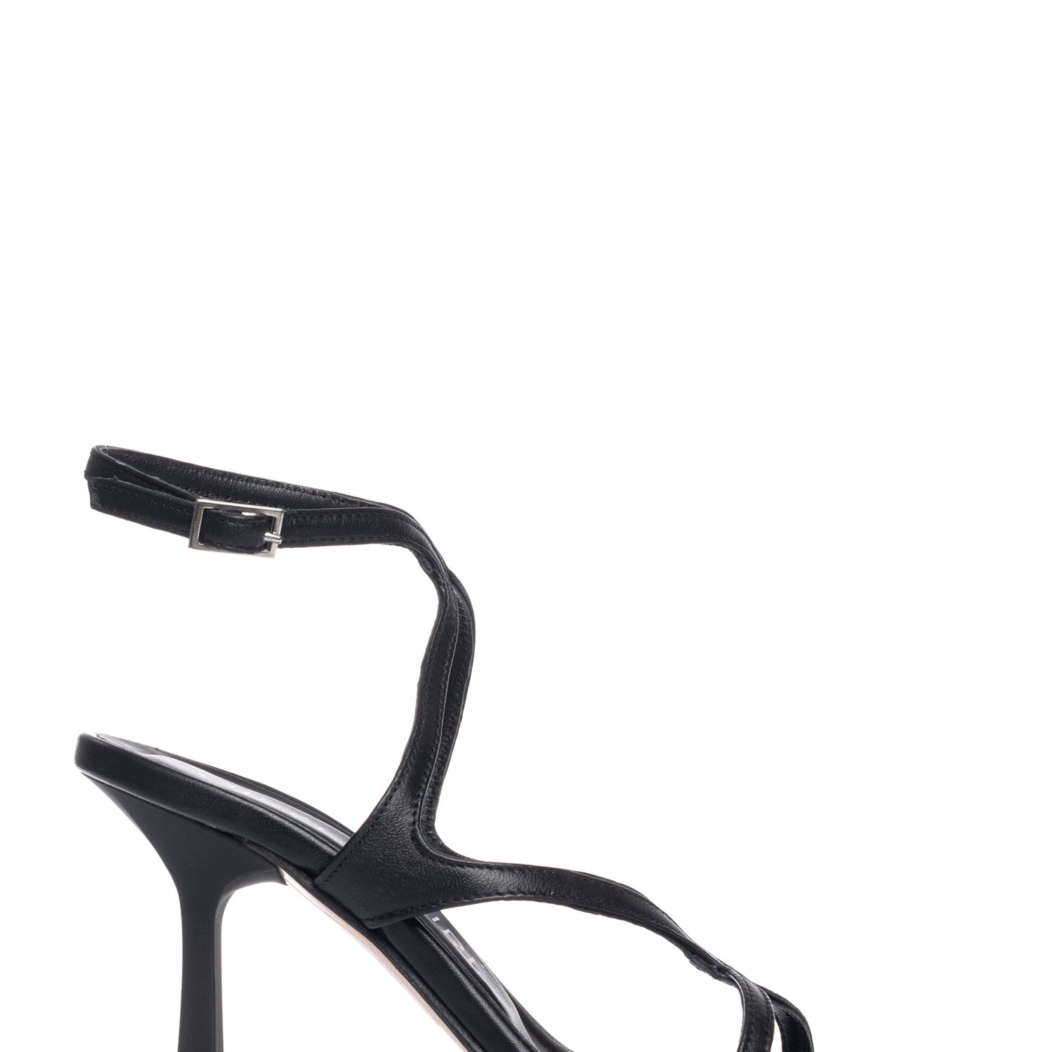 Sharlen Sandali intrecciati in nappa nero