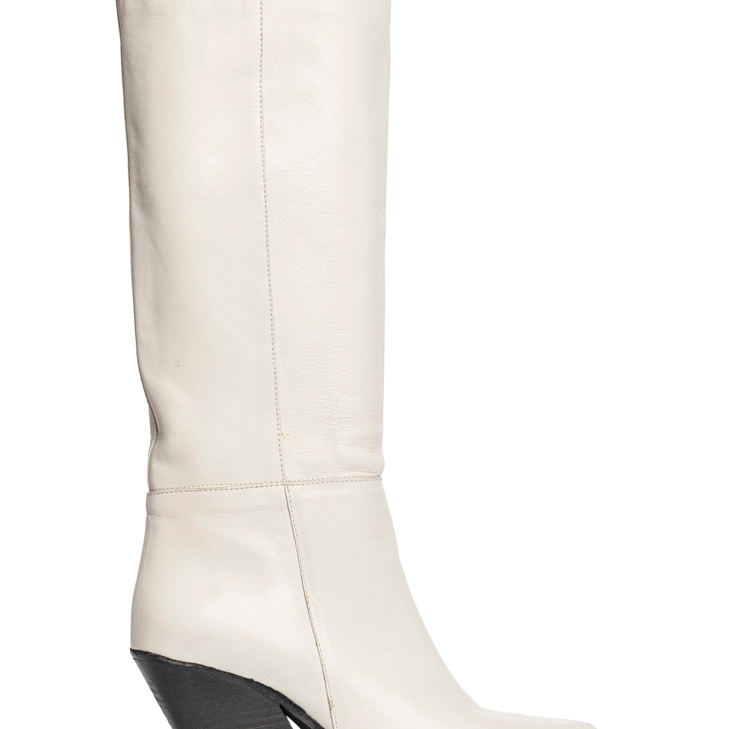 Sophie Stivali texani in nappa latte