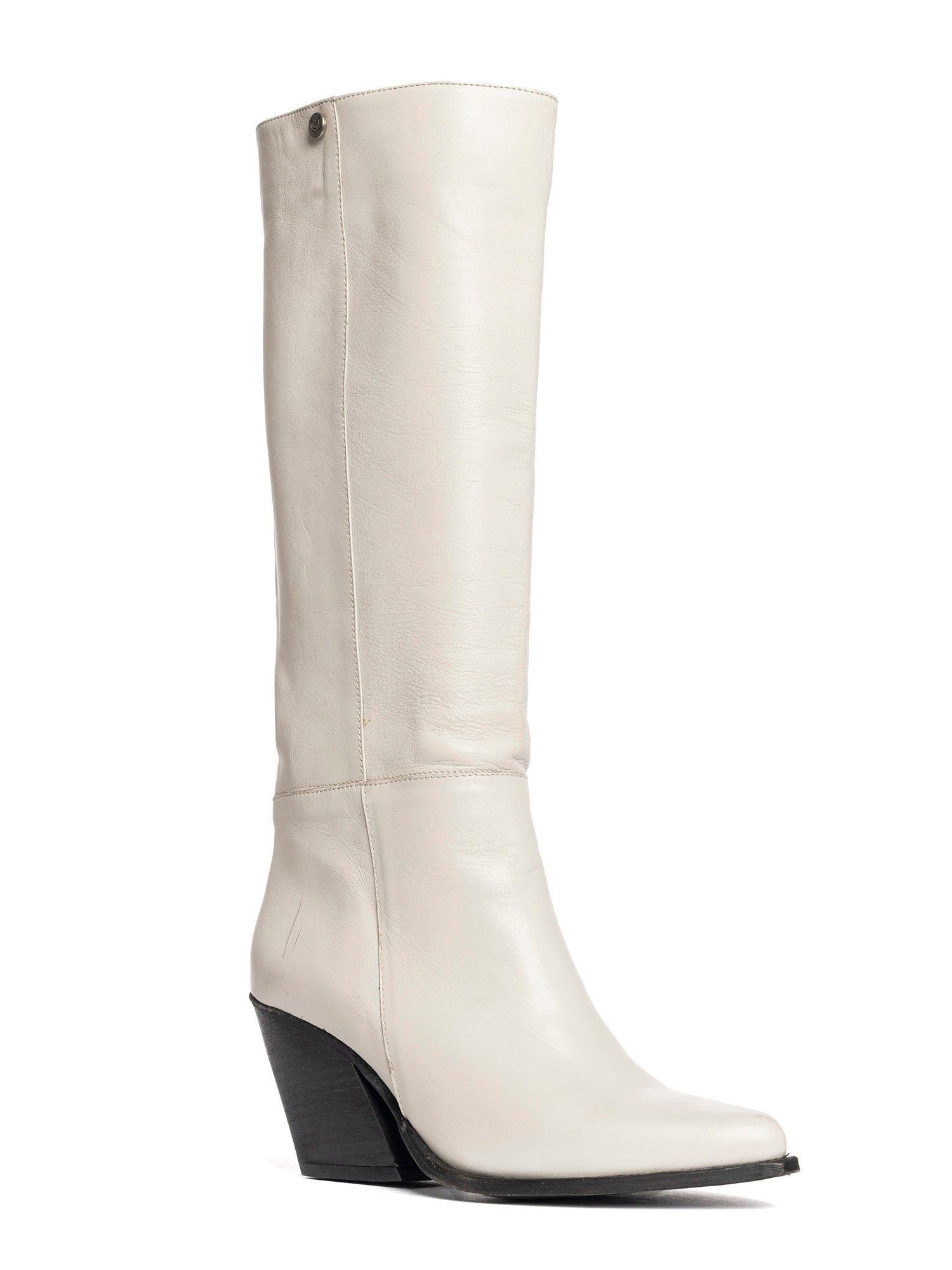 Sophie Stivali texani in nappa latte