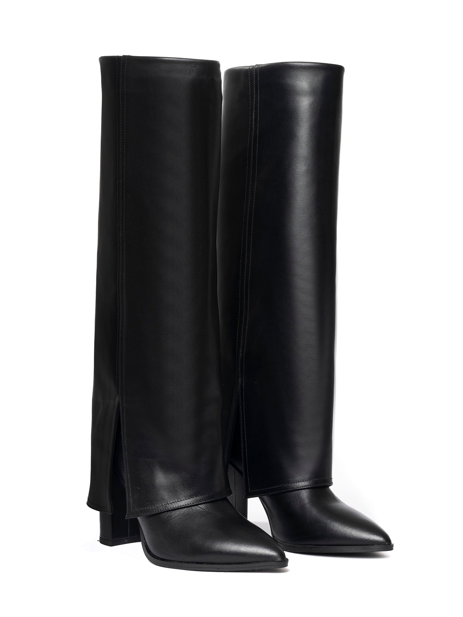 Teddy Stivali in vitello nero