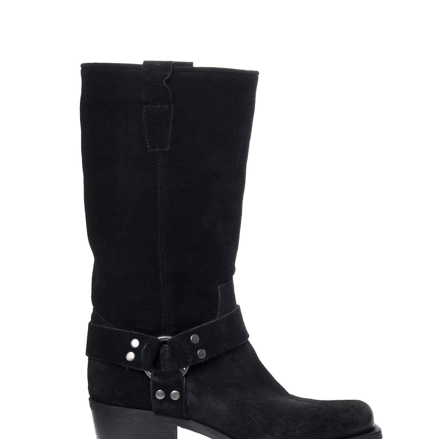 Texas Stivali texani in camoscio nero