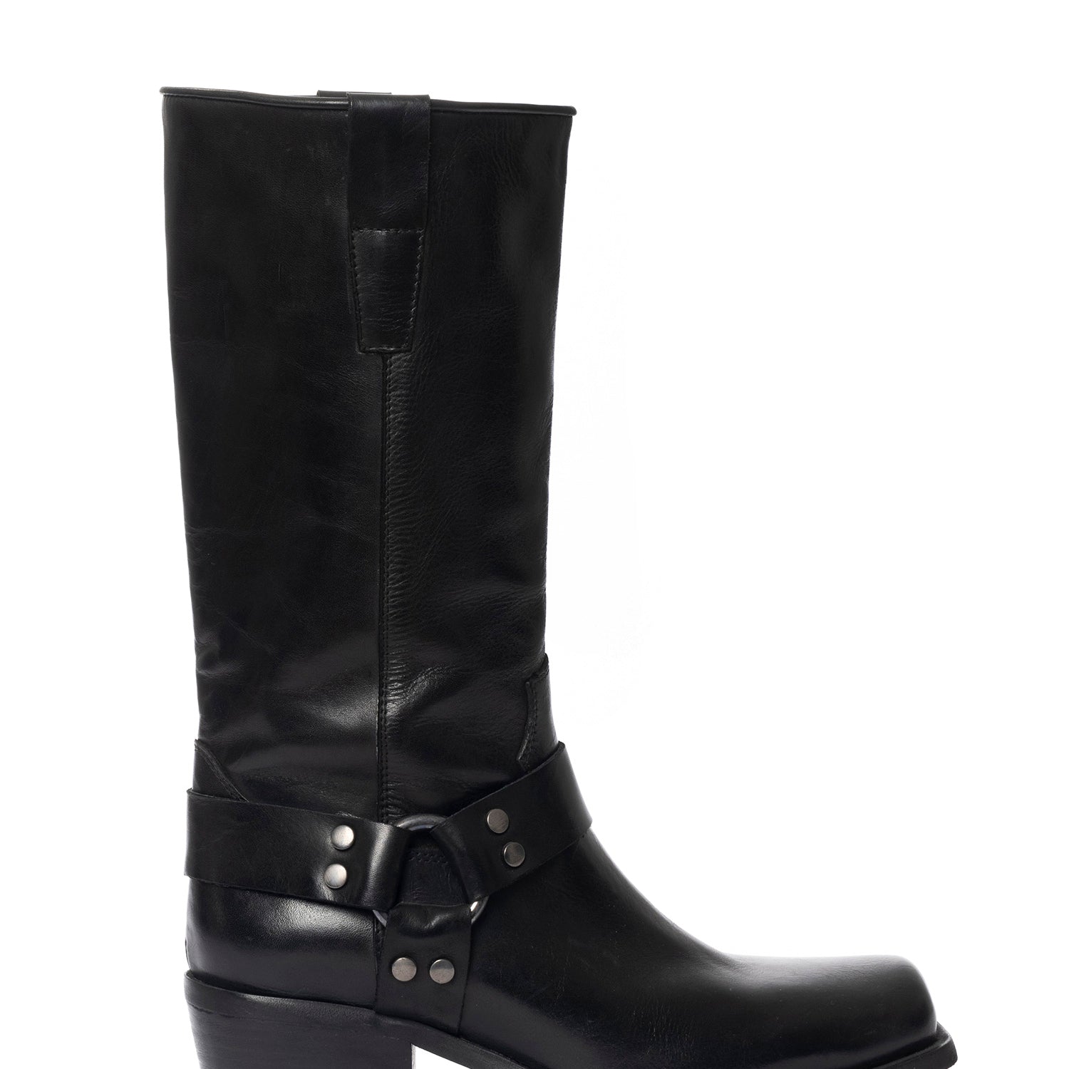 Texas Stivali texani in vitello nero