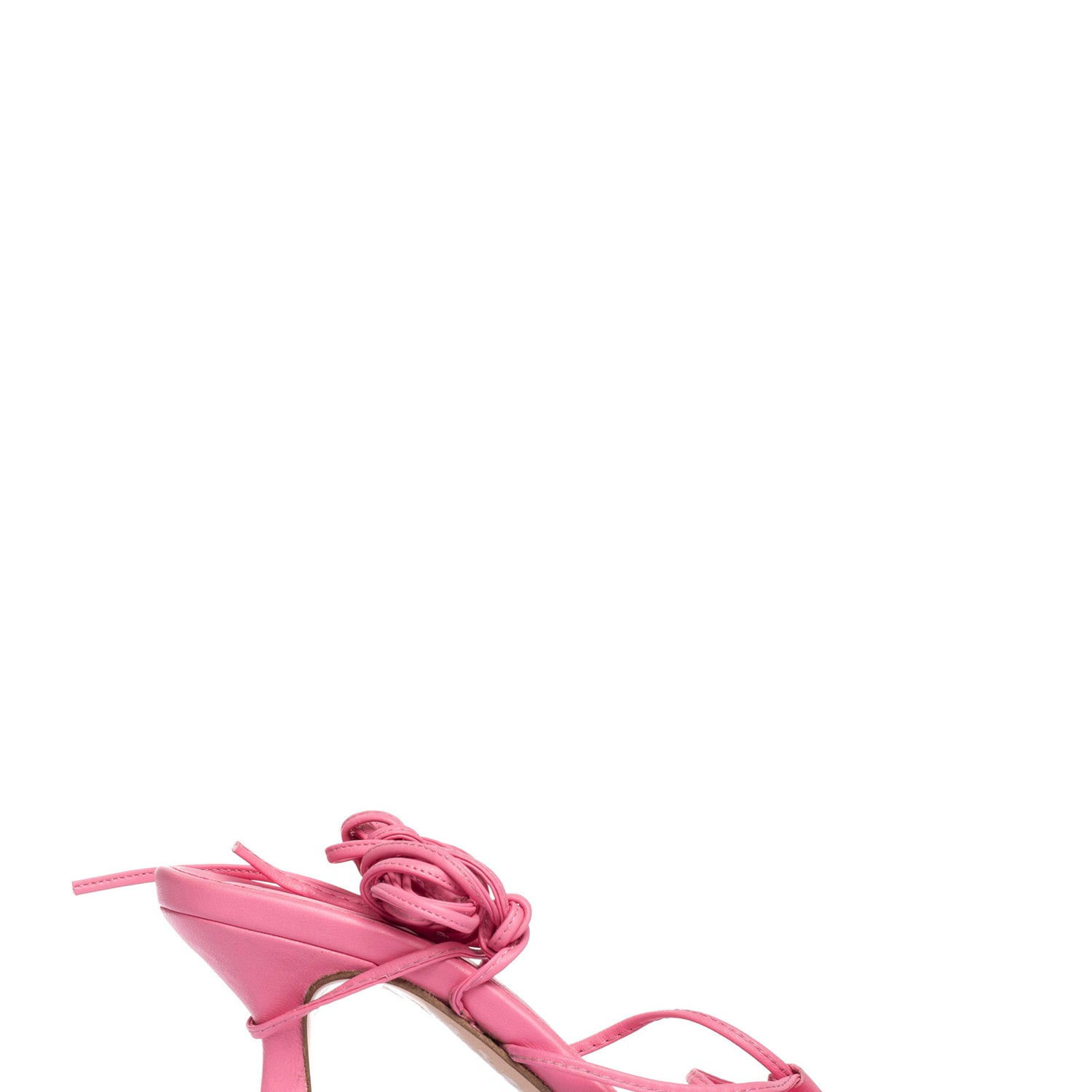 Virginia Sandali alla schiava in nappa rosa barbie
