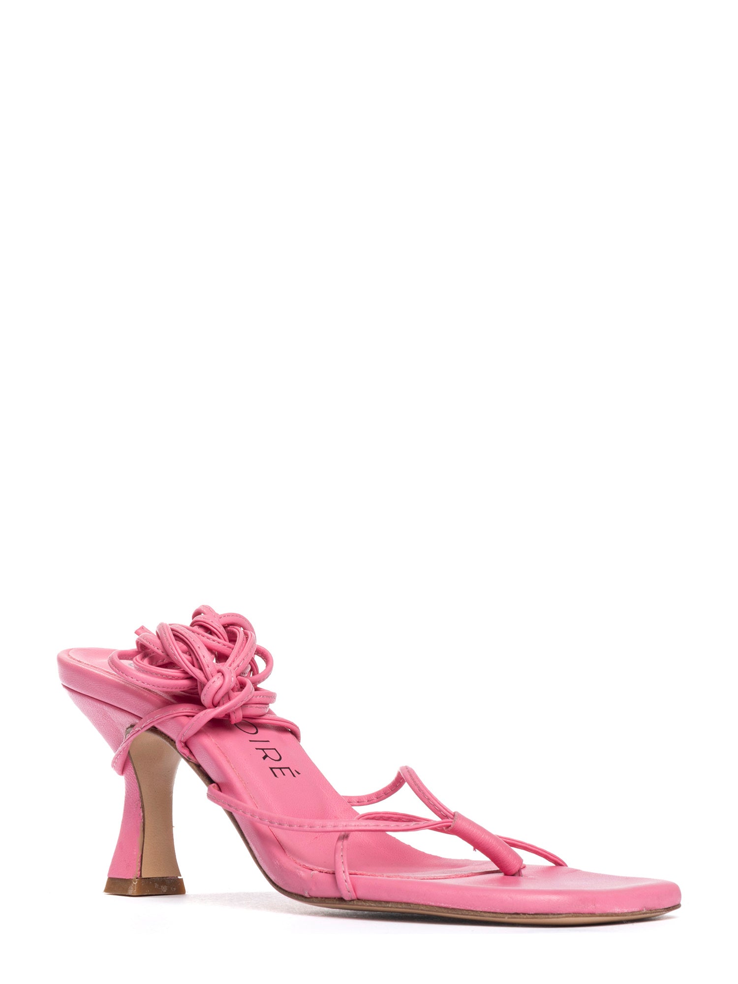 Virginia Sandali alla schiava in nappa rosa barbie