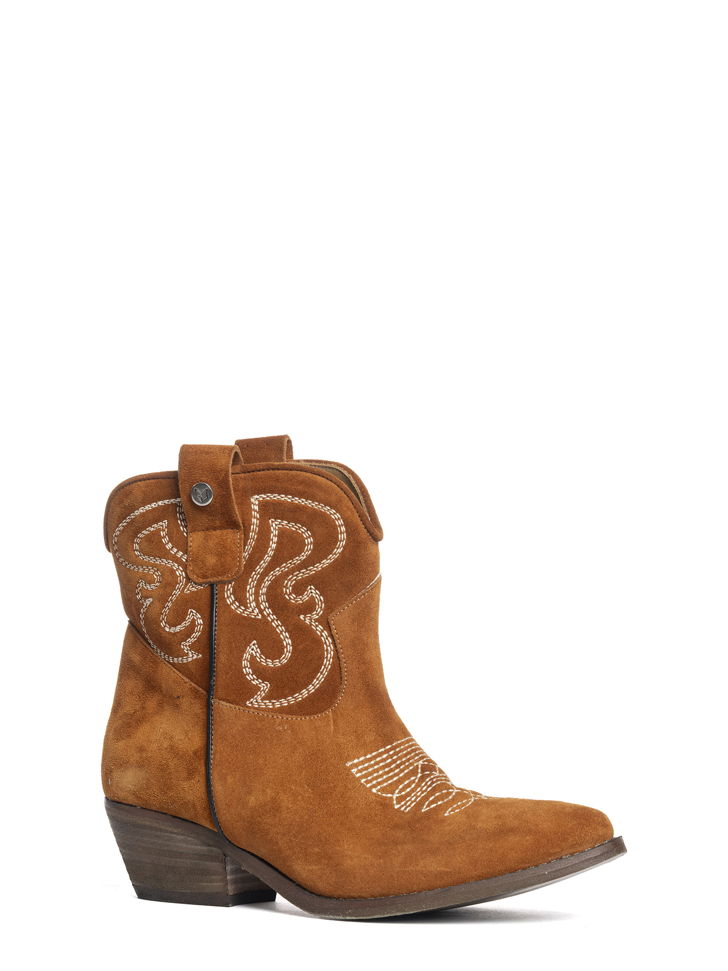 Alma Tronchetti texani in camoscio cuoio